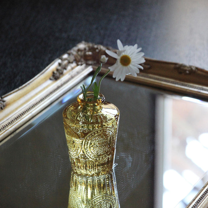 花瓶プチフラワーベースアンバー