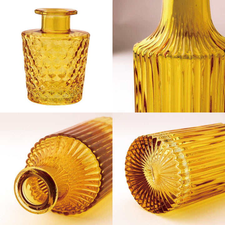 花瓶プチフラワーベースアンバー