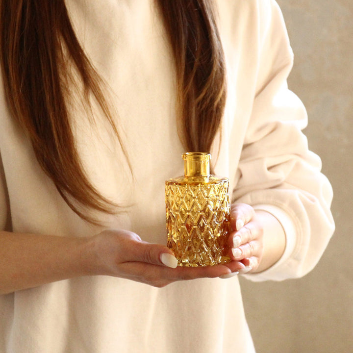 花瓶プチフラワーベースアンバー