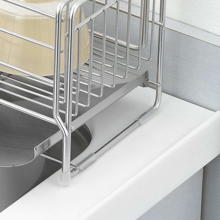 水切りラックシンクサイド幅の広がる水切り深型奥行47cm