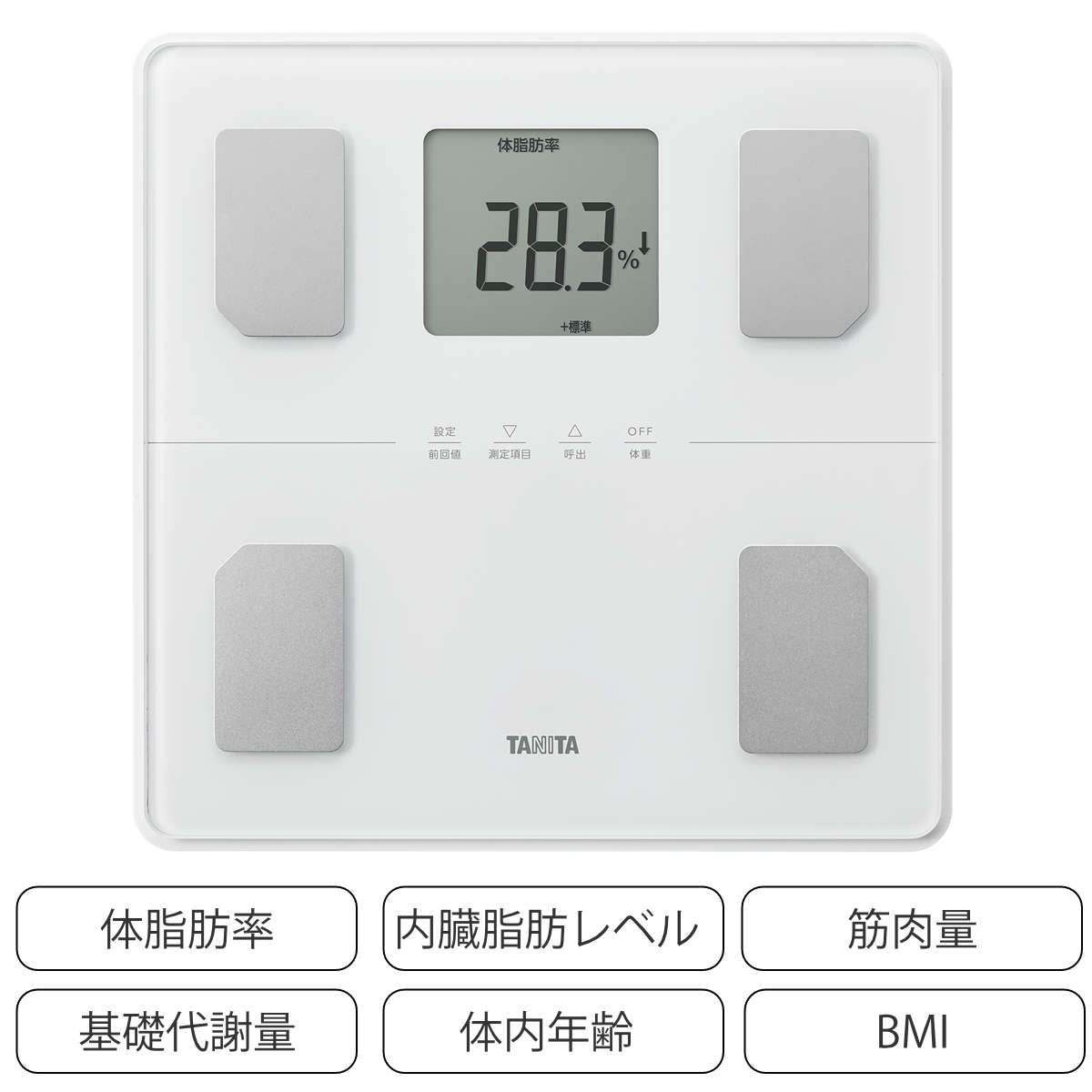タニタ 体組成計 乗るピタ 脚点表示 – ハウジー