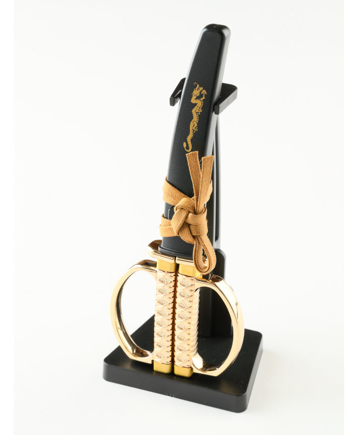 ハサミ日本刀はさみ金龍モデル掛け台付き