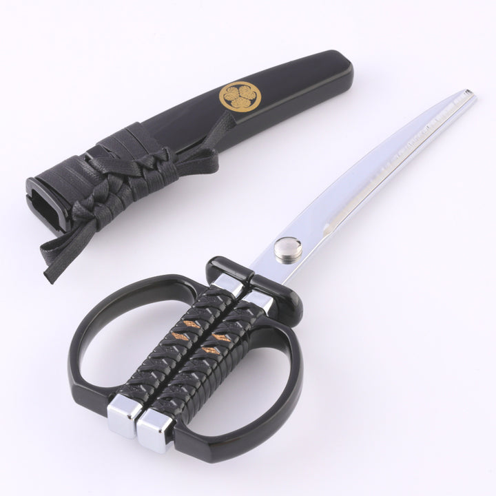 ハサミ日本刀はさみ徳川家康モデル越前塗り