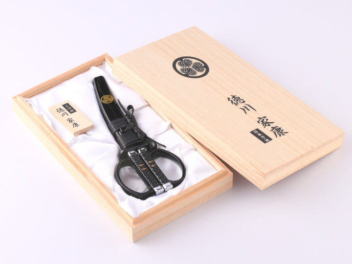 ハサミ日本刀はさみ徳川家康モデル越前塗り