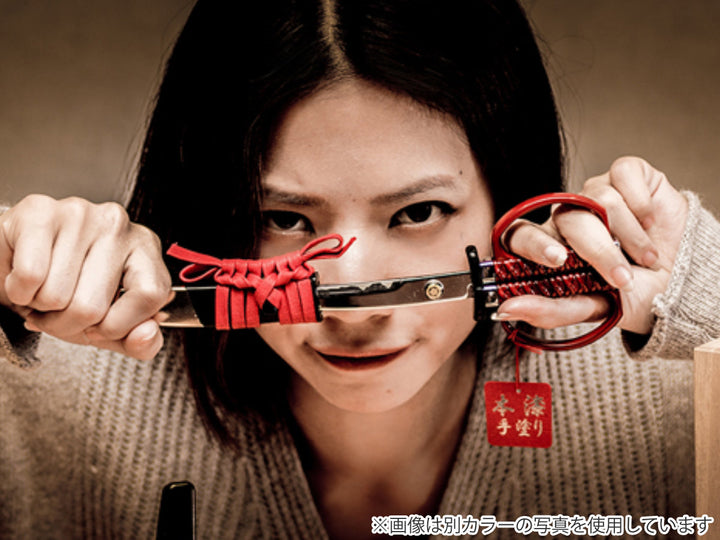 ハサミ日本刀はさみ徳川家康モデル越前塗り