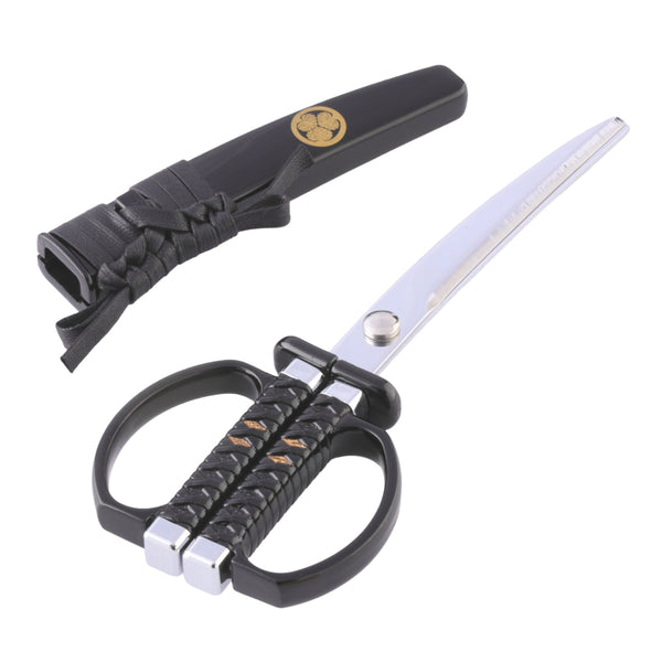 ハサミ日本刀はさみ徳川家康モデル越前塗り