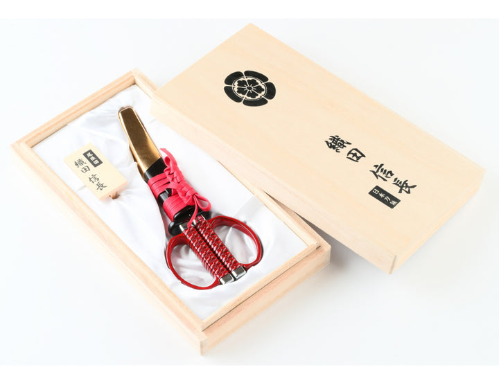 ハサミ日本刀はさみ織田信長モデル越前塗り