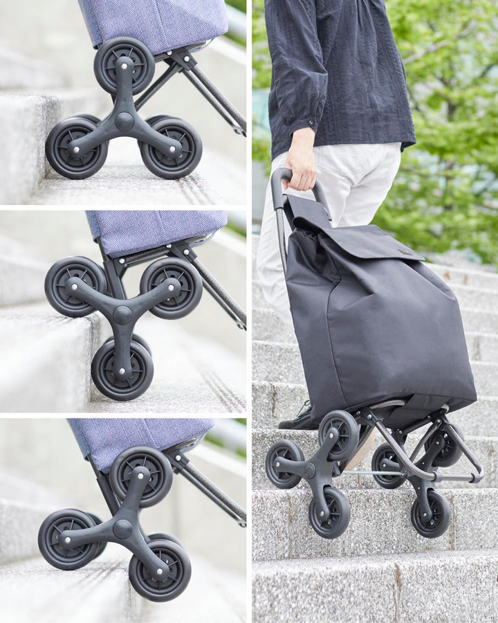 キャリーカート3輪タイヤ卵用ハンモック大容量段差階段イージーアップキャリー