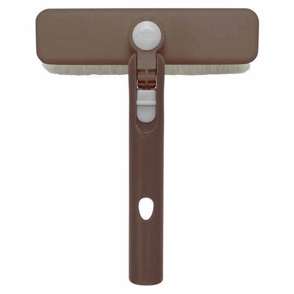 外壁ブラシヘッド角度がかわるロング高所網戸シャッターカビ