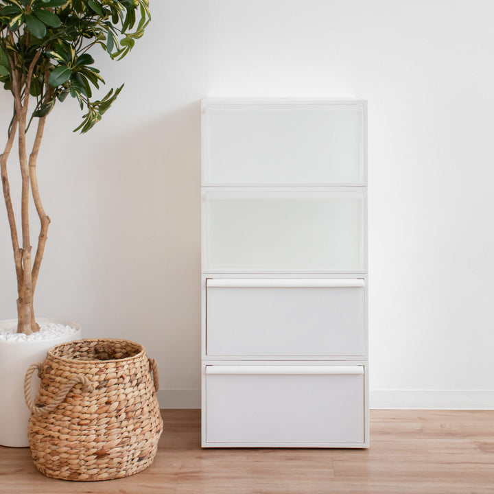 収納ケースクローゼットシステムワイド引き出しM幅45×奥行39.5×高さ24.7cm