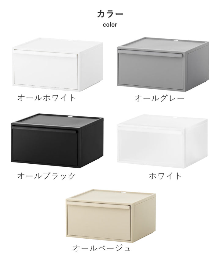 収納ケースクローゼットシステムワイド引き出しM幅45×奥行39.5×高さ24.7cm