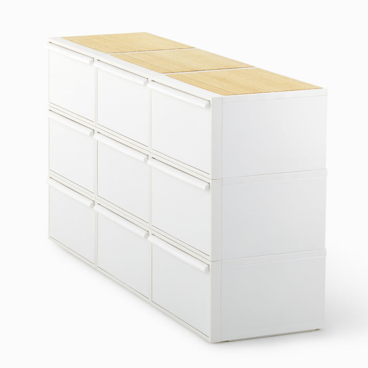 天板ワイドクローゼットシステム竹製天板