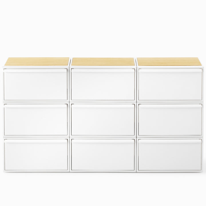 天板ワイドクローゼットシステム竹製天板