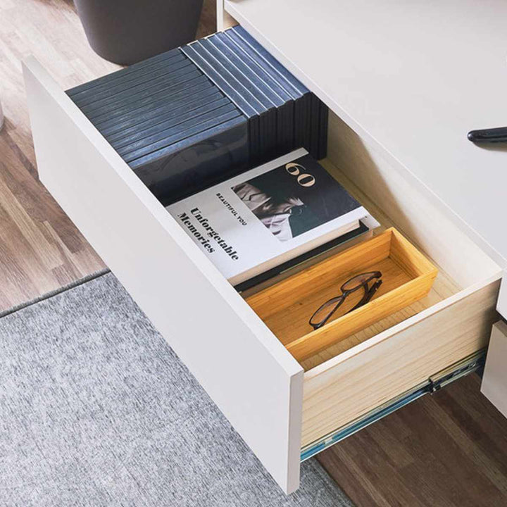 テレビ台幅200cmオールメラミン脚付きリモコンOK完成品