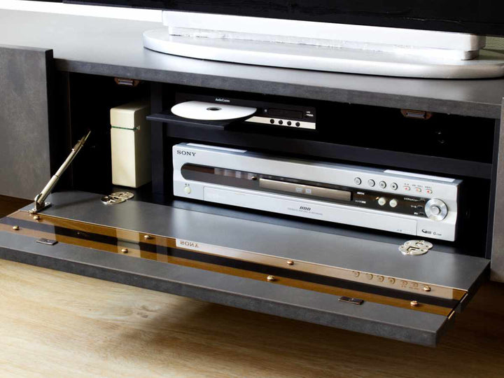 テレビ台幅200cmオールメラミン脚付きリモコンOK完成品