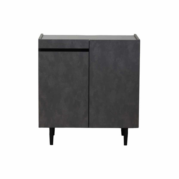 サイドボード幅80cmオールメラミン背面化粧完成品