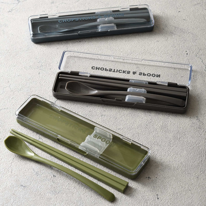 コンビセットモノクローム箸スプーン