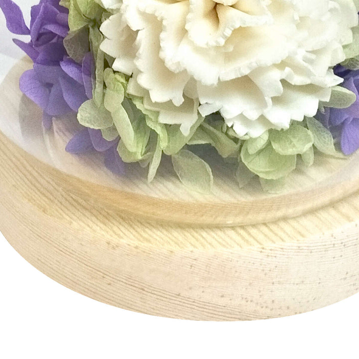 供え花仏花スフィアドームアレンジ優萌咲プリザーブドフラワー