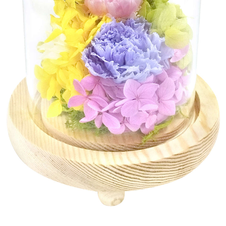 供え花仏花ガラスドームアレンジメントプリザーブドフラワー