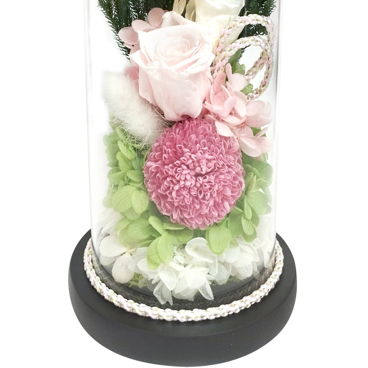 供え花仏花お供えガラスドームアレンジメント