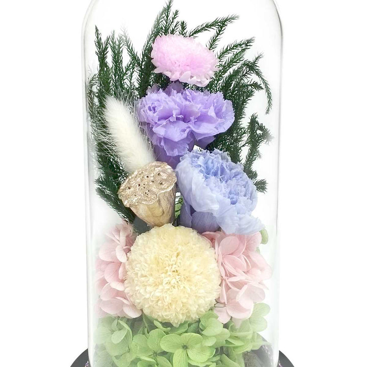 供え花仏花お供えガラスドームアレンジメント