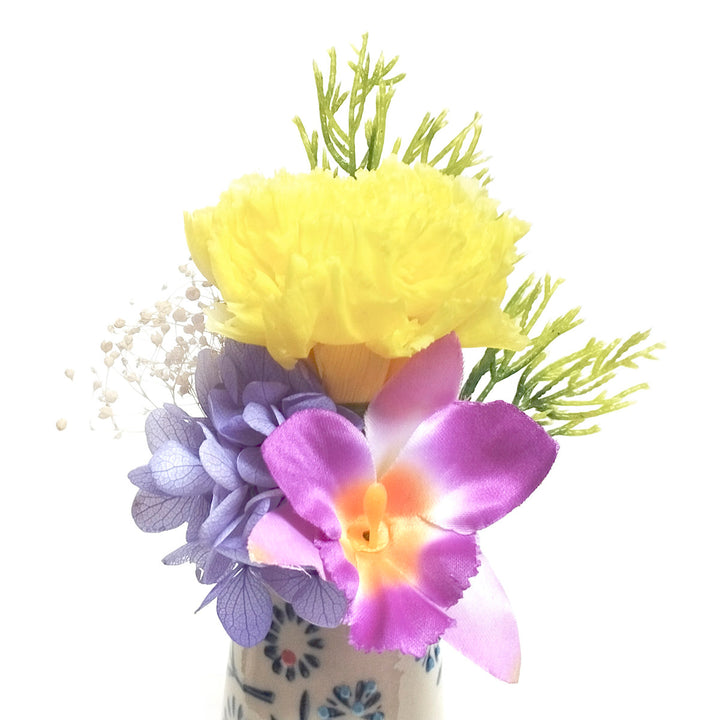 仏花供え花ミニ仏花想花花器付き