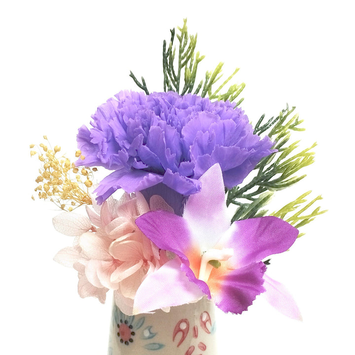 仏花供え花ミニ仏花想花花器付き