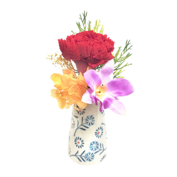 仏花供え花ミニ仏花想花花器付き