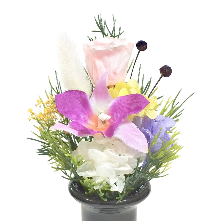 仏花供え花ミニ仏花陽葵花器付き