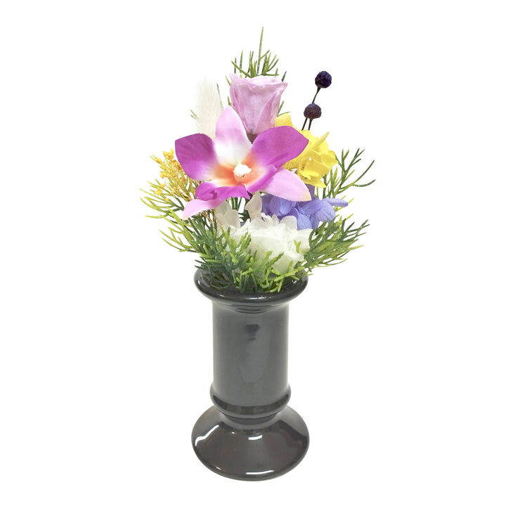 仏花供え花ミニ仏花陽葵花器付き