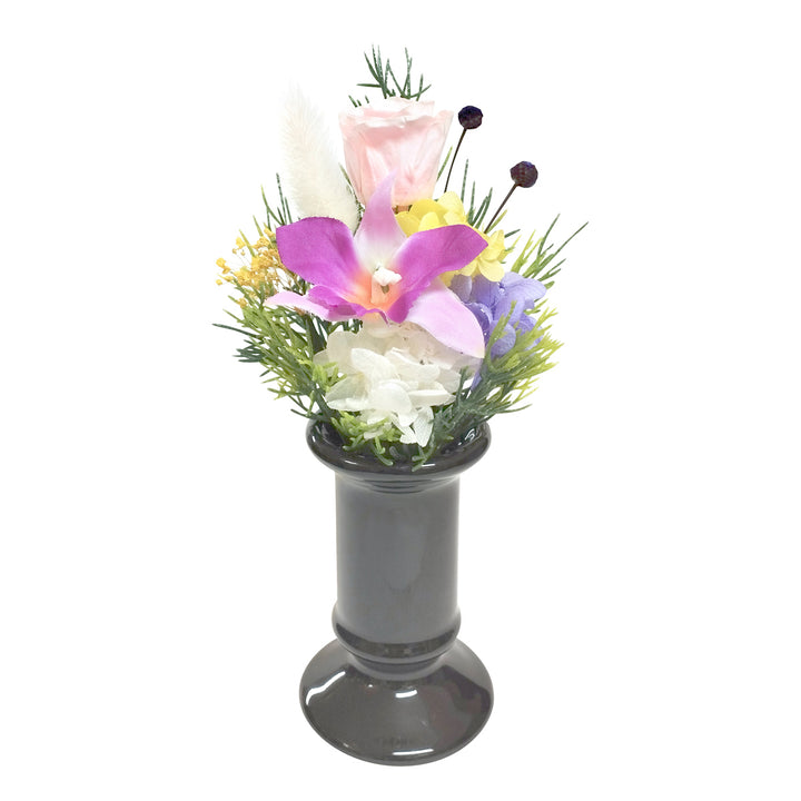仏花供え花ミニ仏花陽葵花器付き