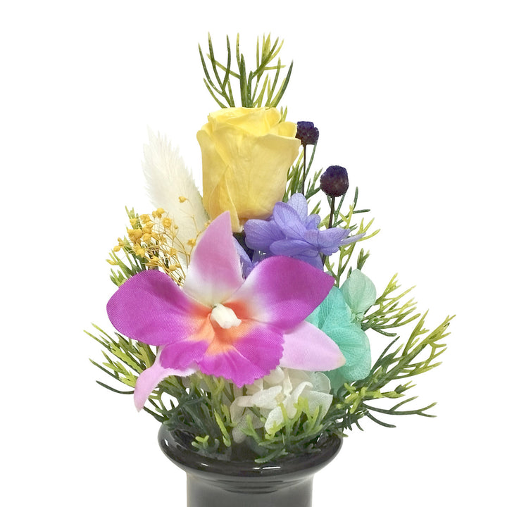 仏花供え花ミニ仏花陽葵花器付き