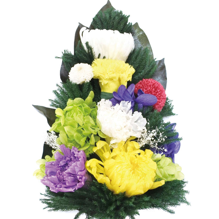 仏花供え花プリザーブド仏花麗蘭大プリザーブドフラワー