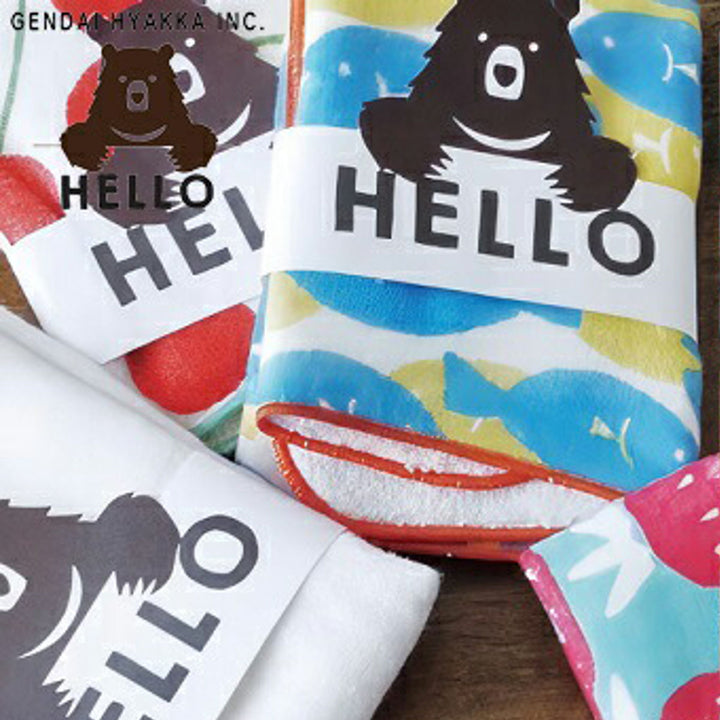 ミニハンカチ25×25cmHELLOBEAR
