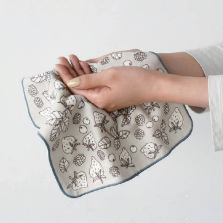 ハンドタオル25×25cmタオルハンカチHUMMING