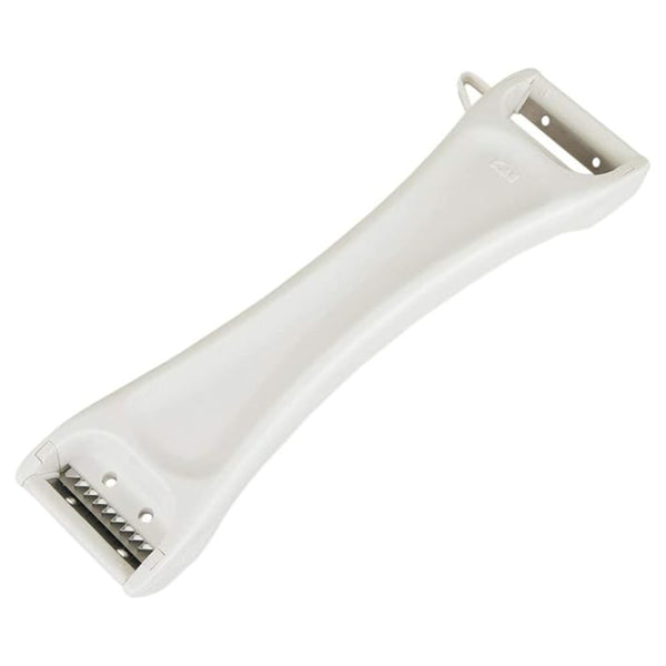 ピーラー千切り器芽取りプラスチック製両用皮引き日本製