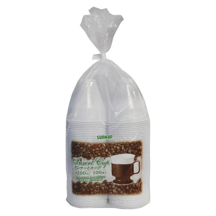 インサートカップ200ml100個入プラカップ