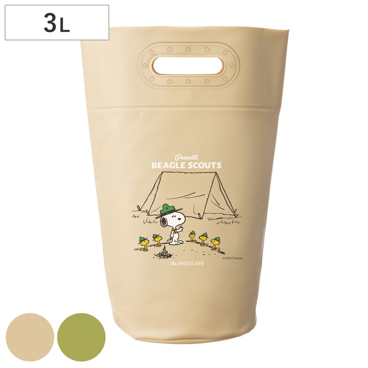 防水バッグ3Lスヌーピーバケツバッグ