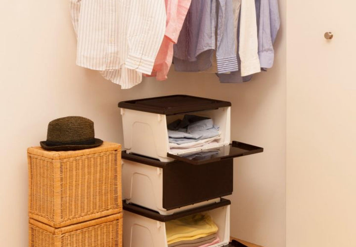 収納ボックス前開きBocca浅型幅39×奥行36.5cm