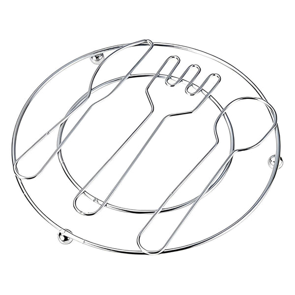 鍋敷ワイヤー鍋敷きカトラリー柄