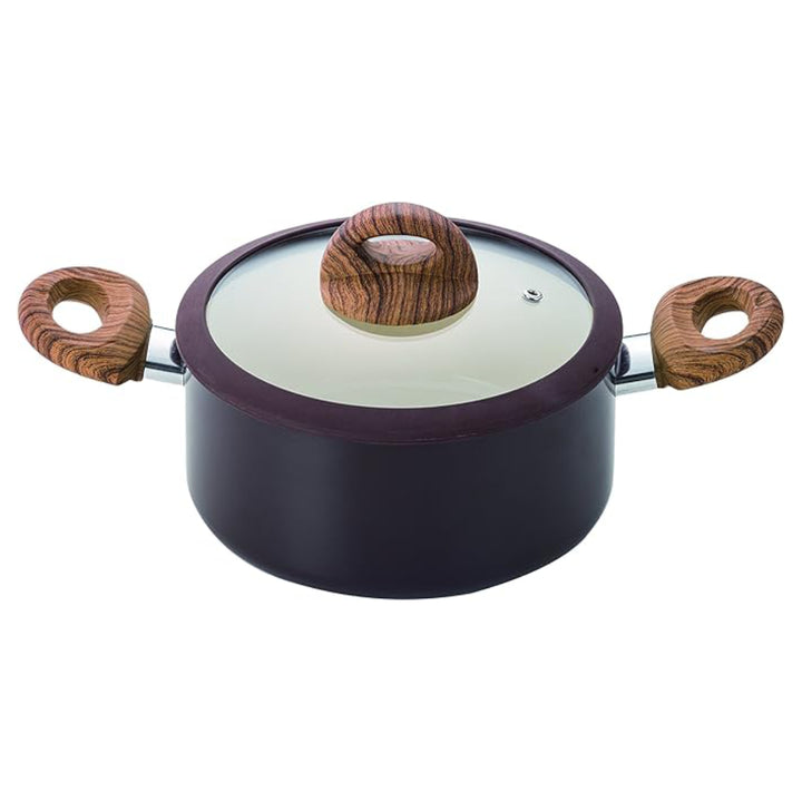 両手鍋20cmIH対応セラミック加工KUKUNAKITCHEN