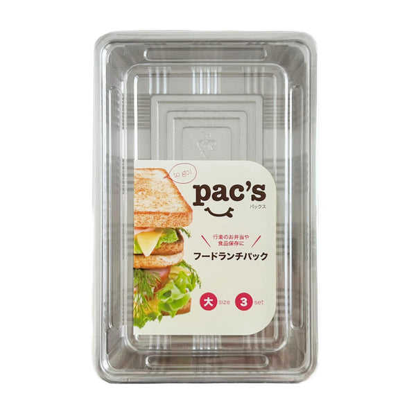 江戸川物産パックスフードランチパック大3個入