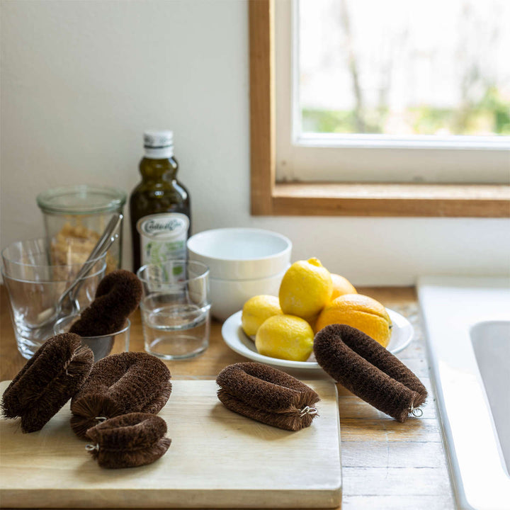 たわし亀の子束子棕櫚たわし極〆No.4