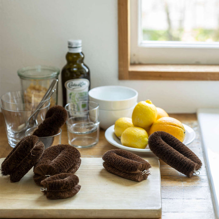 たわし亀の子束子棕櫚たわし極〆No.6