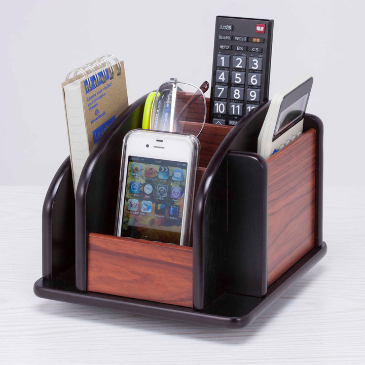 回転収納ラックデラックス幅18cm小物入れ仕切り付き