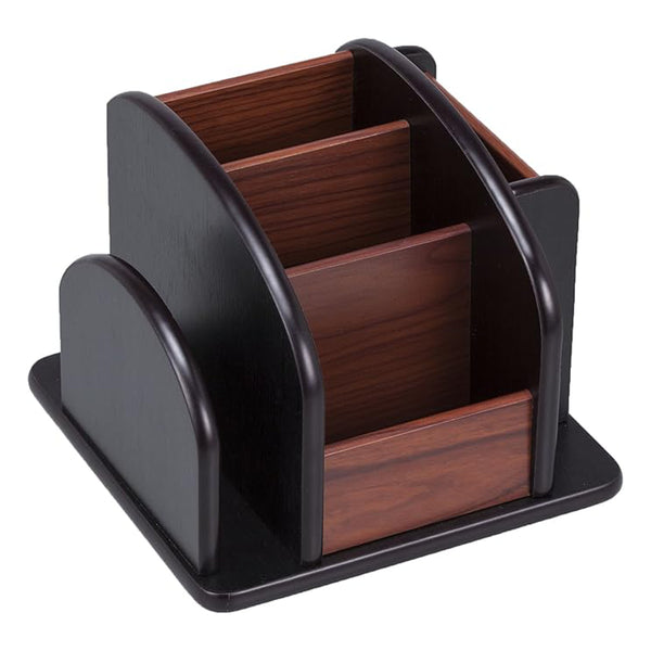 回転収納ラックデラックス幅18cm小物入れ仕切り付き