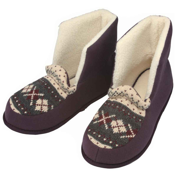 ルームシューズニットブーツ暖かい寒さ対策