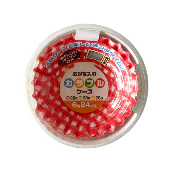 おかずカップカラフルケース6号84枚入