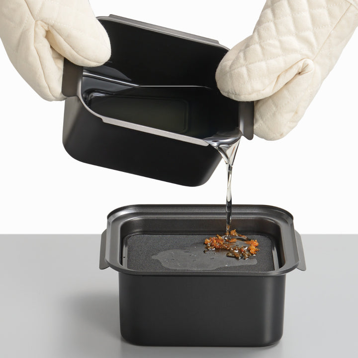 オイルターンオイルポットフライヤーIH対応角型ポコフリット