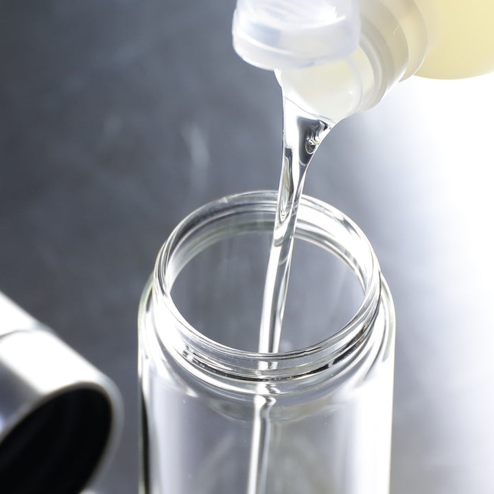 オイルボトル500mlatomico耐熱ガラス製密閉オイルボトル